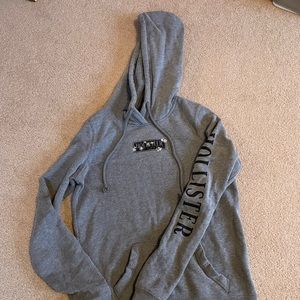 Hollister Embroidered Flower Hoodie